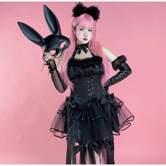 Rabbit Kawaii Goth Outfit by Diamond Honey (DH121)